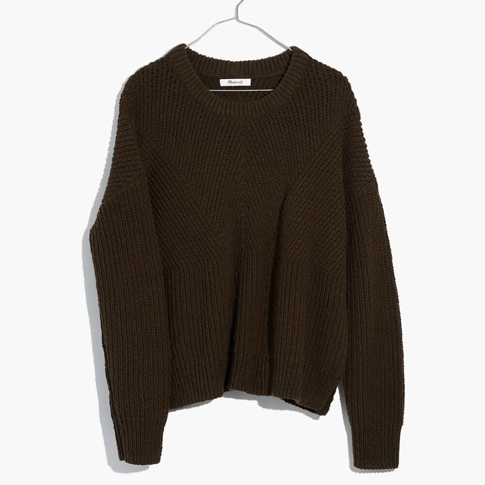 Madewell Joslin Pullover Sweater in dried olive - Small